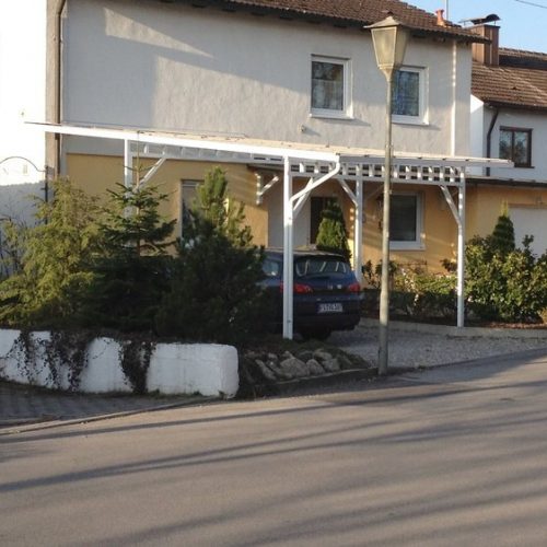 Individueller Carport aus Aluminium