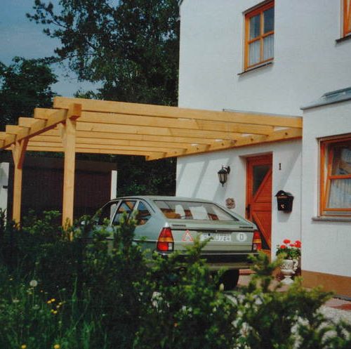 Carport aus Holz