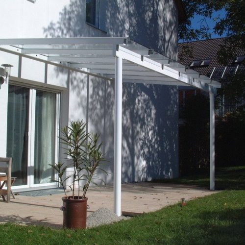 individuelles Terrassendach aus Aluminium