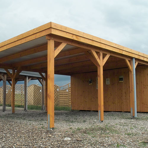 Carport aus Holz