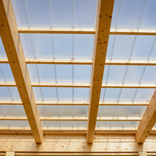 Terrassenüberdachung Holz Ausbau Dach 3