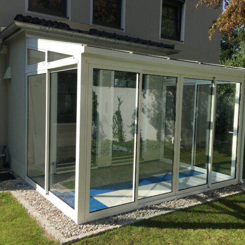 Sommergarten oder Wintergarten aus Glas in München